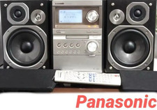 Panasonic SA-PM870SD CD MD SD Sistema Hi-Fi Probado Funcionamiento Control Remoto Japón