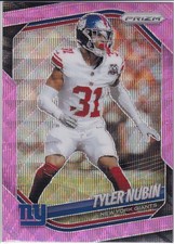 2025 Panini Prizm #250 Tyler Nubin Pink Wave