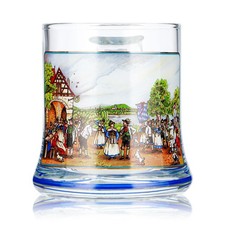 Gr&uuml;nwald Bier Glas 0,7l Krug Bayrisches Dorf Seidel Bierkrug Bierglas Ma&szlig;krug