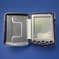 Vintage Palm Pilot m500 Handheld PDA with Stylus  Case Cover