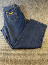 Vintage Women's Gitano High Rise Straight Jean Dark Wash MOM JEANS Size 18 Short