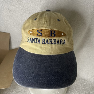 Vintage SCI 1990's SANTA BARBARA California SB SURF Cap Strapback Hat