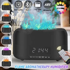 Aroma Humidifier Essential Oil Diffuser 3D Flame Mist Air For Home Decor 400ml