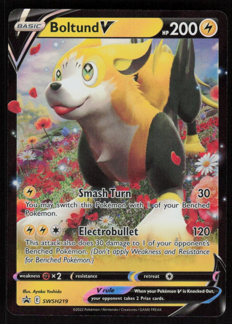 Boltund V SWSH219 Sword & Shield Promo Pokemon TCG Near Mint