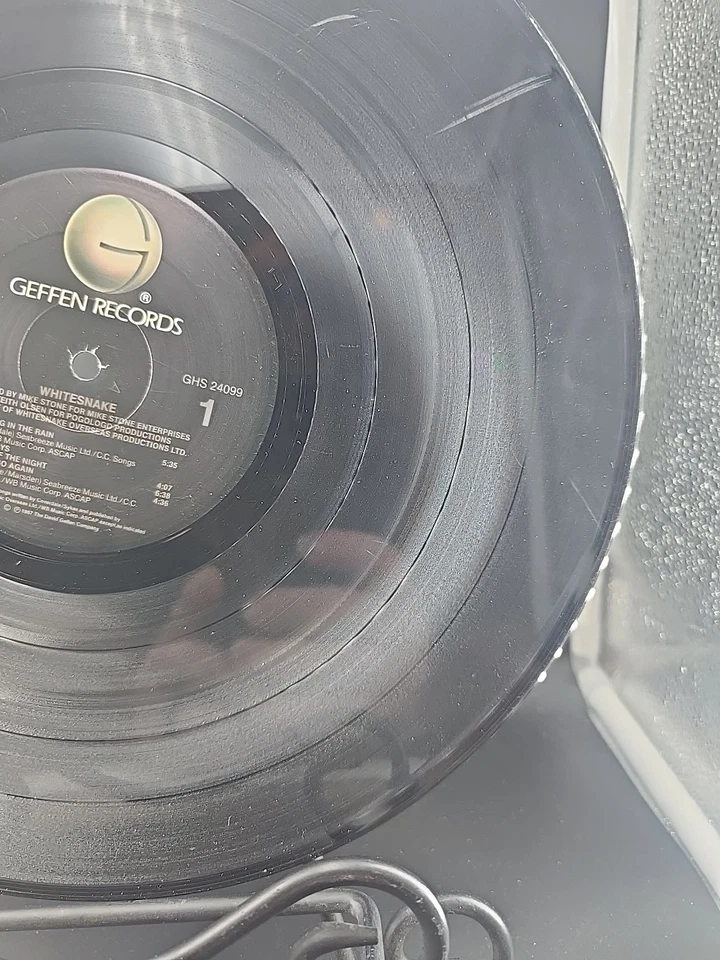 WHITESNAKE S/T self-titled OG LP 1987 Geffen VG RECORD ONLY - NO COVER! Foto 3 de 4