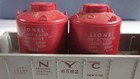 Lionel 6562 gray, NYC, gondola, red lettering w/4 red original canister load — photo 6