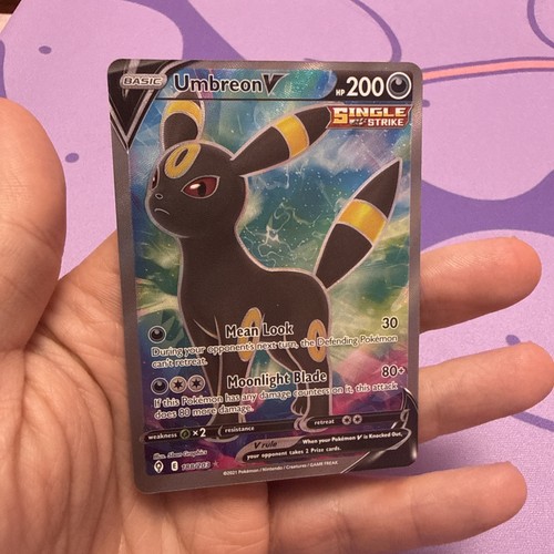 The Pokémon Company Umbreon V 188/203 Evolving Skies UR Full Art Holo ENG NM+