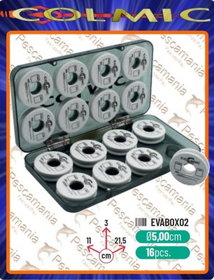 Colmic Rig Lagerung Brieftasche Box Mit 16 Rollen Surf Casting Balken Ruzzole