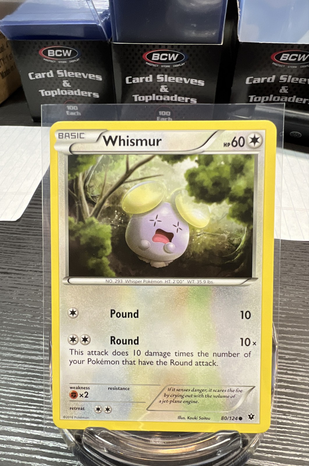 Whismur 80/124 Fates Collide Reverse Holo