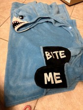 Secret Treasures Shark Hooded Bath Towel for Boy's One Size