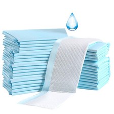 Baby Disposable Underpad 100 Count Incontinence Changing Pad Blue