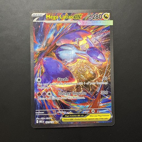 Mega Latias ex 181/132 Me01: Mega Evolution Holo SIR NM