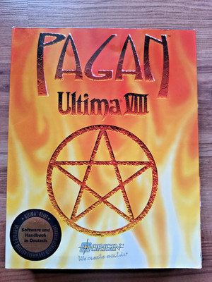 Ultima VIII Pagan - PC Big Box - Origin - 8 x 3.5'' FDD - mit Stoffkarte