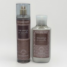 Bath Body Works Wrapped In Vanilla Mist And Lotion Full-Size Set