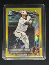 2025 Bowman Draft Baseball Caden Bodine yellow Refractor /75