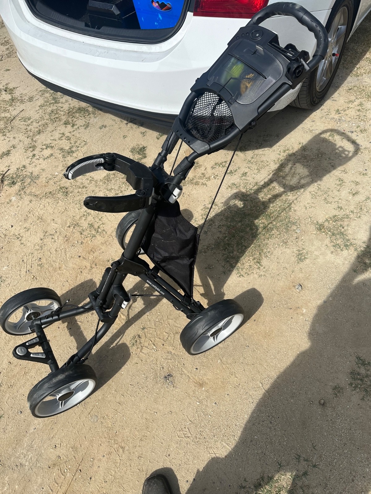 CaddyTek Explorer Version 8, Dark Grey Golf Push & Pull Carts