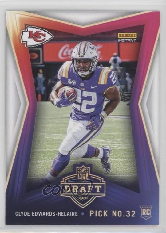 2020 Panini Instant NFL Draft Night /1065 Clyde Edwards-Helaire #11 0gn6