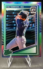 2025 Panini Donruss Colt Emerson #180 Rated Prospects Optic Holo Mariners