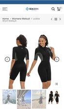 Ladies Short Wetsuit. Size : XS