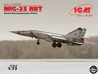 Icm Kmig-25 Rbt Soviet Reconnaissance Plane 1:72 Bausatz Aircraft Jet Art. 72172
