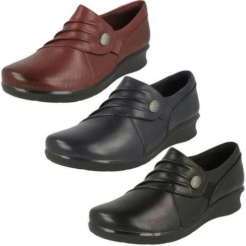 Scarpe donna Clarks casual con zeppa e tacco Hope Roxanne