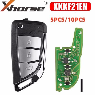 Xhorse VVDI Wired Flip Remote Smart Key XKKF21EN Knife 3 Button For MAX tool