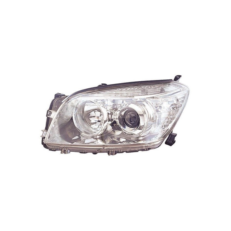 Phare avant gauche chromé H11/HB3 avec traitement anti-jaunissement pour Rav4