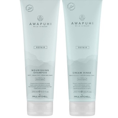 Awapuhi Wild Ginger Paul Mitchell Repair Gift Set, Shampoo + Conditioner, For...