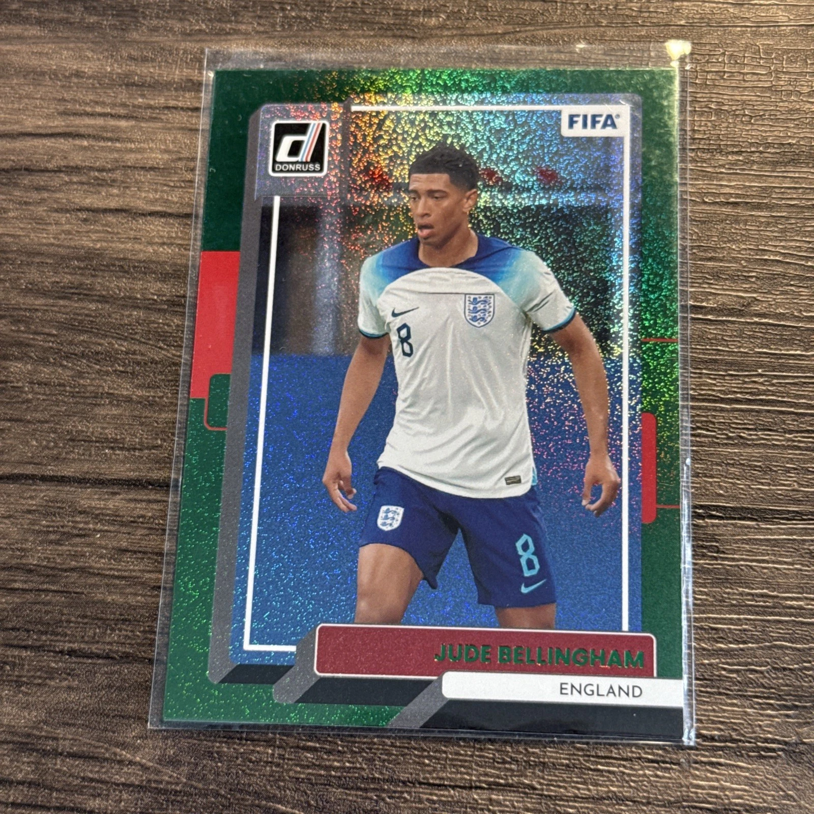 2022-23 Donruss Soccer Jude Bellingham #29 Green Foil - England SP RARE GREEN