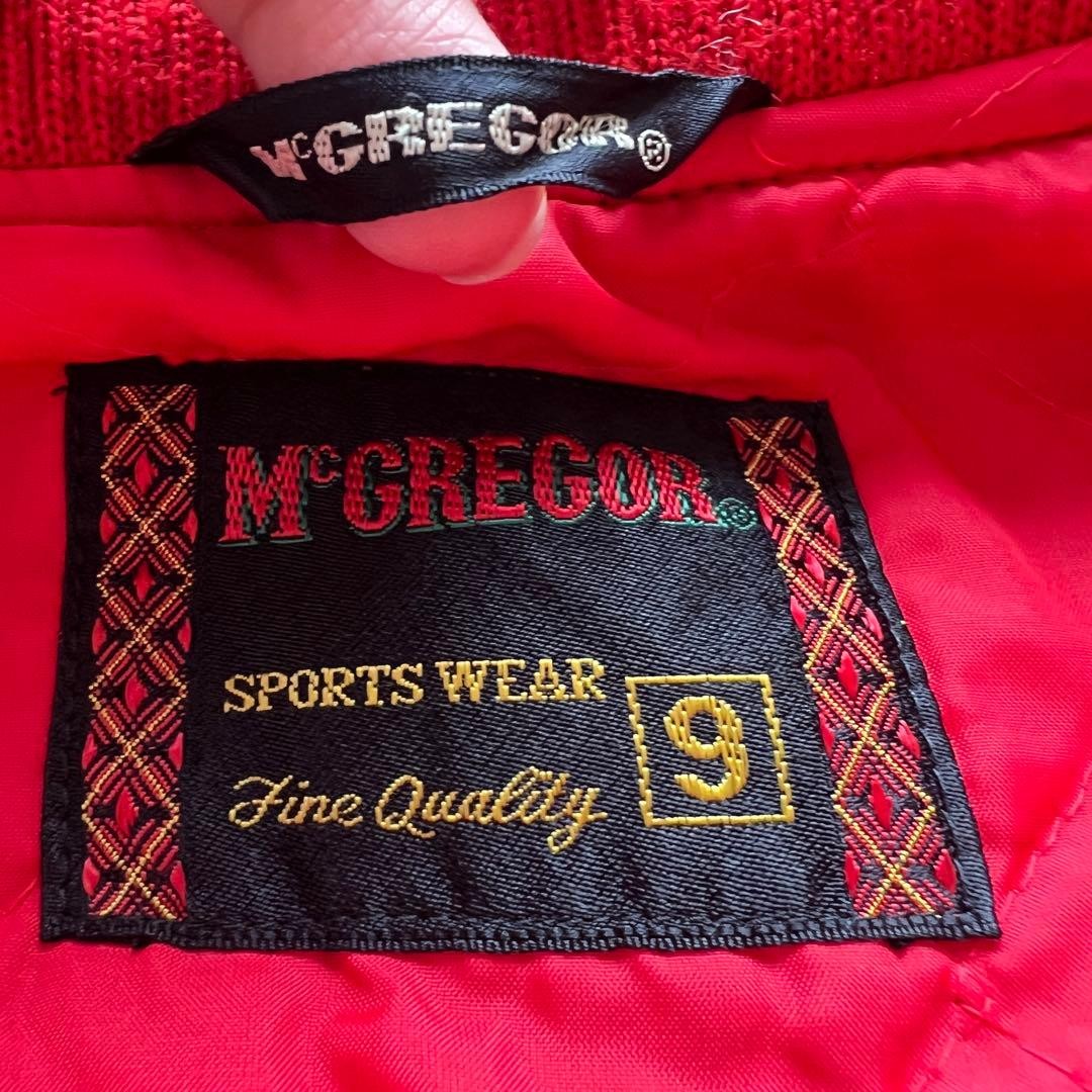 McGregor 80s Leather Wool Stadium Jacket Unisex S… - image 9