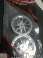 DragRace Concepts AXIS 2.2" Drag Racing Front Wheels w/12mm Hex (Chrome) (2)