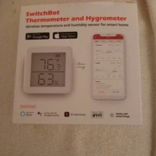 SwitchBot Thermometer & Hygrometer Wireless temp and humidity sensor Smart Home