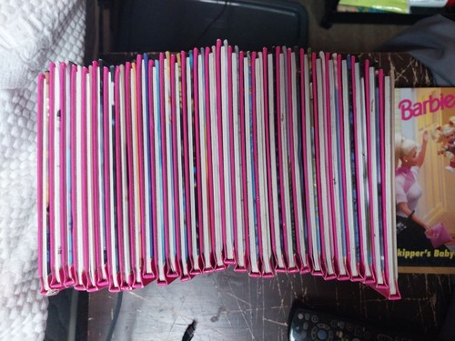 Lot of 30 Plus 1990s Vintage Barbie & Friends Book Club Grolier Hardcover Books