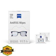 ZEISS AntiFOG Wipes 120 Count Lens Cleaning