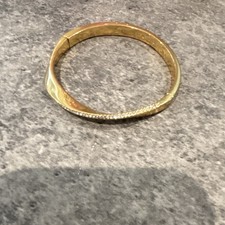 KATE SPADE Gold Tone Asymmetrical Cuff Bangle...