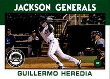 2016 Jackson Generals Grandstand #11 Guillermo Heredia Matanzas Cuba Card