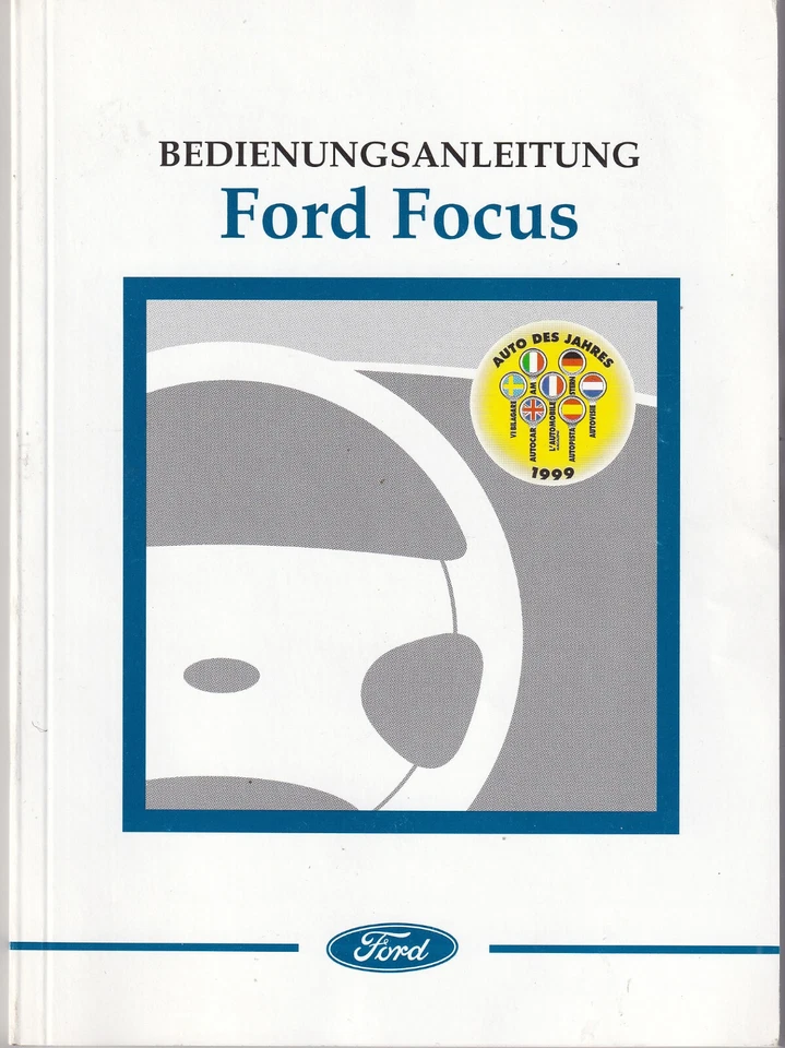 FORD FOCUS 1 Bedienungsanleitung 1999 Betriebsanleitung Bordbuch BA - Bild 1 von 1