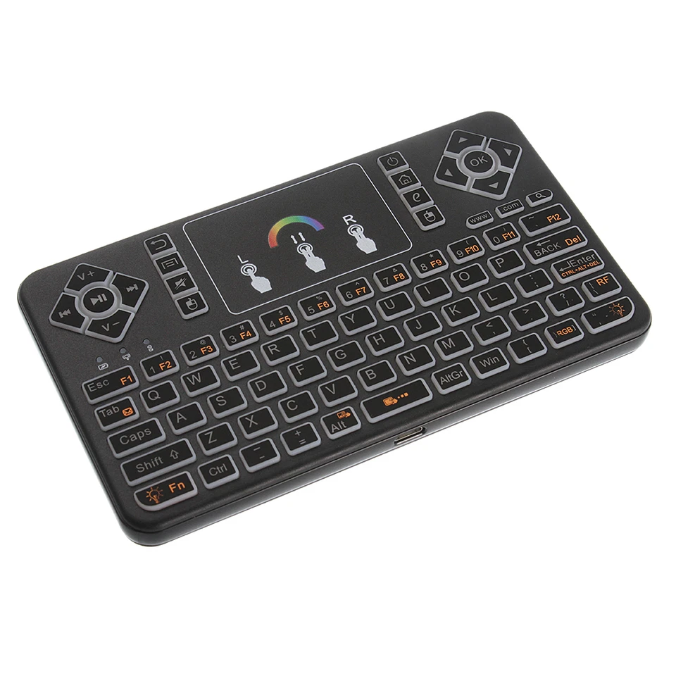 Q9 2.4GHz Fly Air Mouse Wireless Keyboard Remote For PC Android TV BOX BACKLIGHT - Image 3 of 4