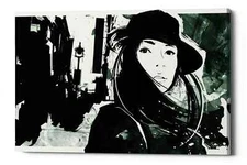 Epic Graffiti "Unmasked 1" by Jonathan Lam, Giclee Canvas Wall Art