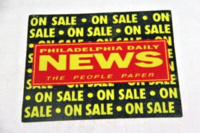 Philadelphia Daily News coin mat