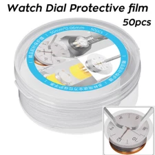 50PCS Watch Pointer PVC Films Repair Pad Watch Dial Hand Remover Protection Film