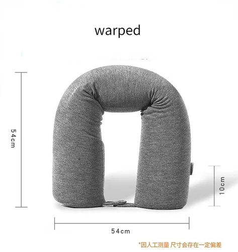 Cervical Neck Roll Memory Foam Pillow, Bolster Pillow, Round Neck Sleep Support - Picture 7 of 13