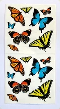 New Sheet Paper House Sticky Pix Colorful Butterfly Scrapbook Stickers