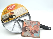 Jon’E Bake Pan 8 Slot Divided Aluminum Cornbread Skillet Bakelite Handle Teflon