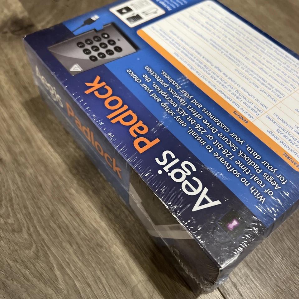 Apricorn Aegis Padlock USB 2.0 256 AES Encryption 1TB Hard Drive A25-3PL256-1000 - Image 4 of 4