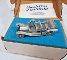 DANBURY MINT Hand Crafted Pewter 1912 Simplex Car Replica New in open box