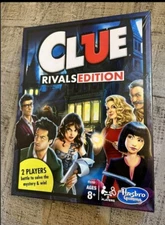 Clue Rivals Edition Board Game by Hasbro – 2 Player Mystery Game Ages 8+ NEW