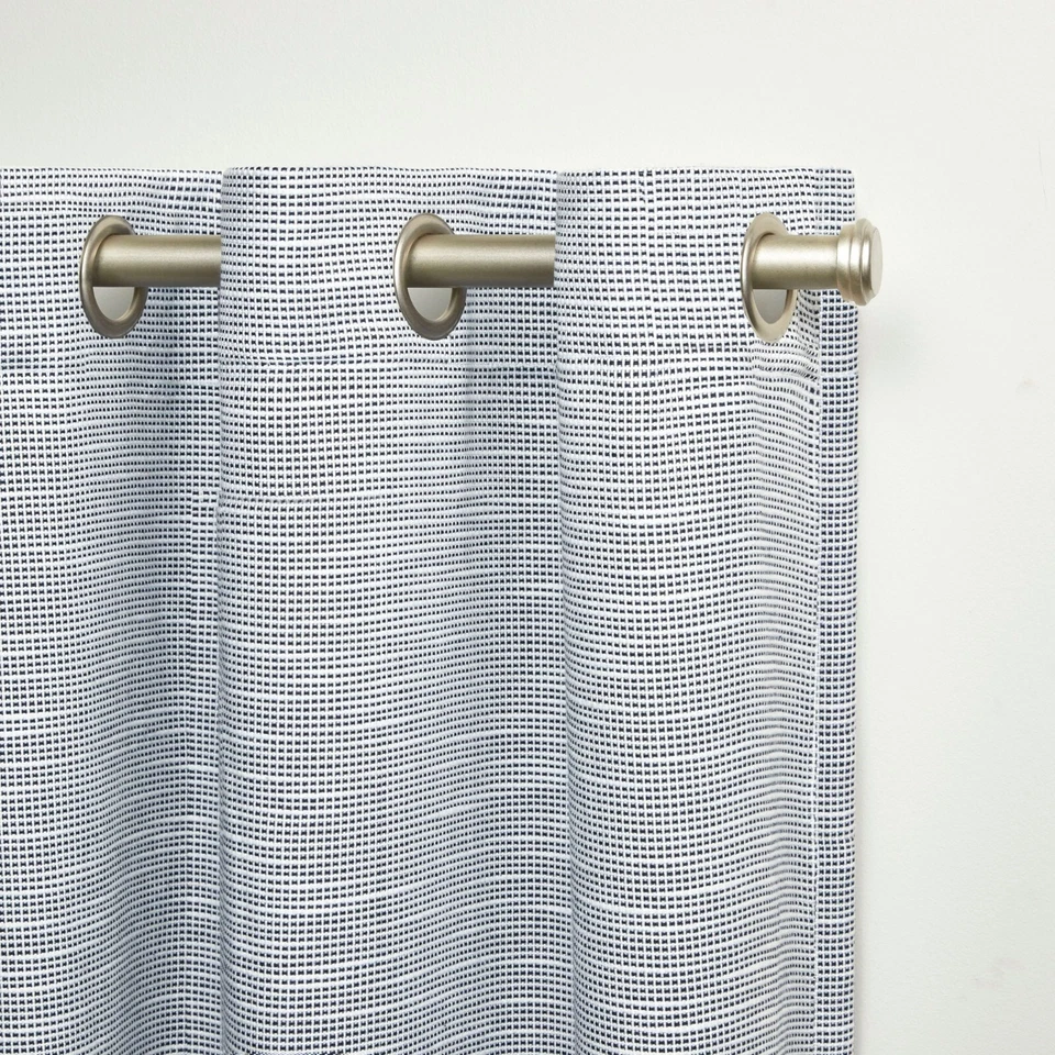 Exclusive Home Somers Light Filtering Grommet Top Curtain Panels 54"x96" Indigo - Image 2 of 4