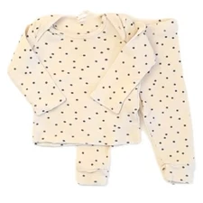 Quincy Mae Baby Ribbed Tee and Legging Set 3-6M Mini Dots Sleepwear