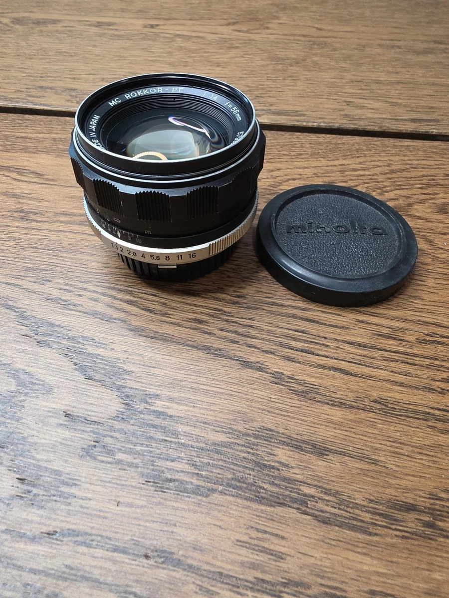 Minolta Rokkor PF 58mm Focal f/1.4 Camera Lenses for sale | eBay